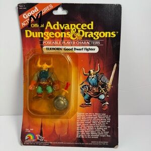 1983 Advanced Dungeons & Dragons Elkhorn Good Dwarf Fighter LJN Figure